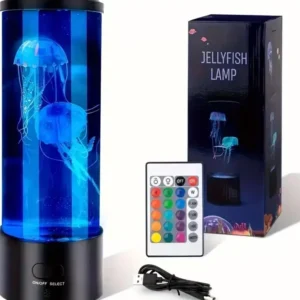 12” LED Jellyfish Lava Mood Lamp