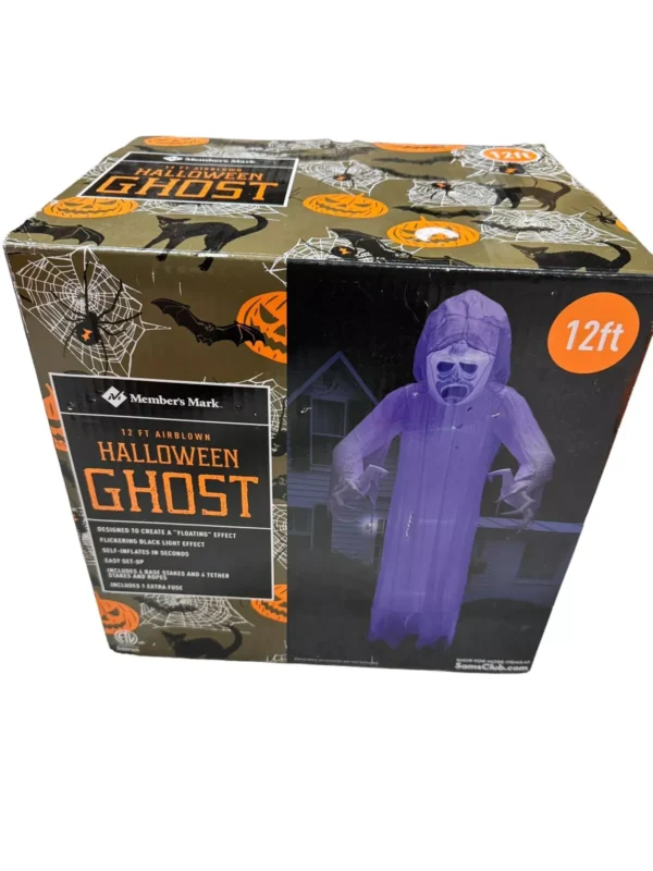 12ft Inflatable Halloween Ghost Yard Decor