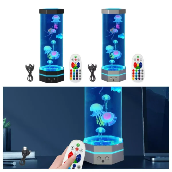 16 Color Changing Jellyfish LED Night Light