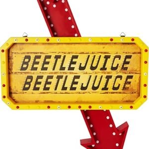 Beetlejuice LED Marquee Sign - Halloween Decor