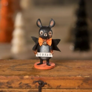 Michelle Lauritsen Beware Bat Figure - Halloween