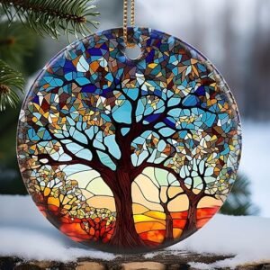 Tree of Life Ceramic Ornament