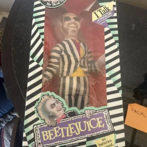 Vintage 1989 Beetlejuice Pull String Doll