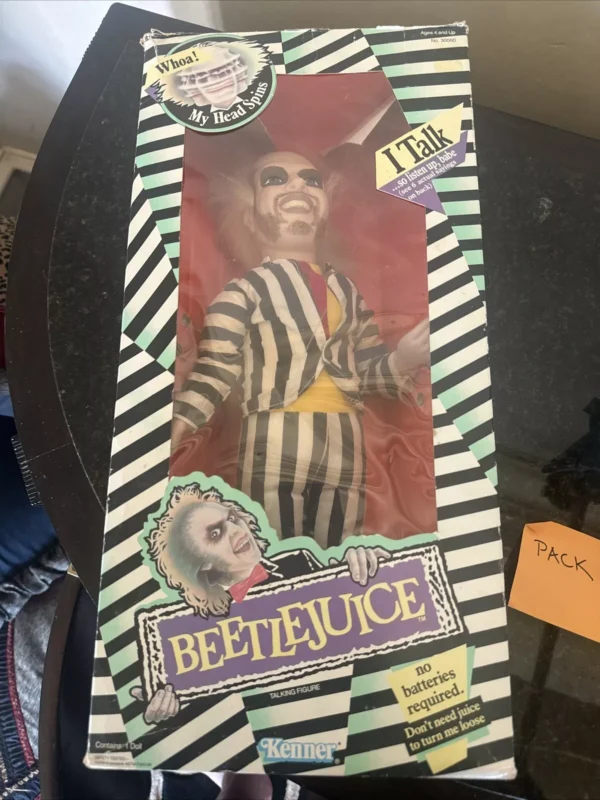 Vintage 1989 Beetlejuice Pull String Doll