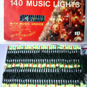 Vintage 90's Christmas Music Tree Lights