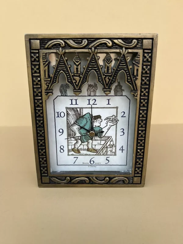 Vintage Disney Hunchback Desk Clock