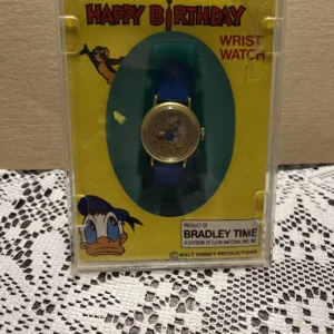 Vintage Donald Duck Happy Birthday Watch