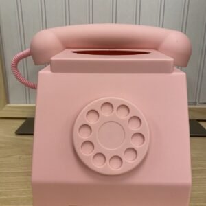 Vintage Pink Telephone Tissue Box Cover