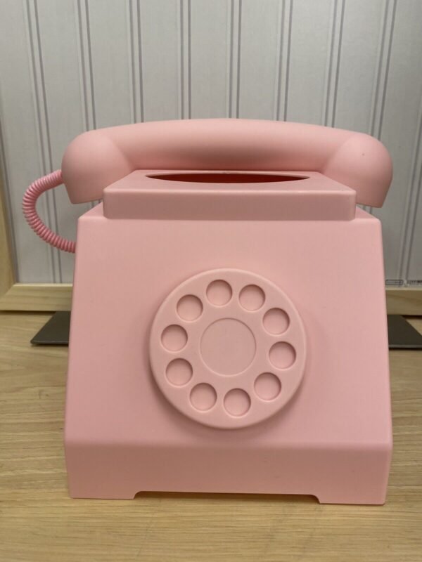 Vintage Pink Telephone Tissue Box Cover