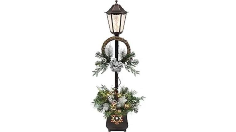 Outdoor Christmas Lamp Posts