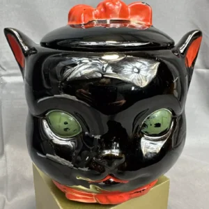 1950s Shafford Black Cat Cookie Jar