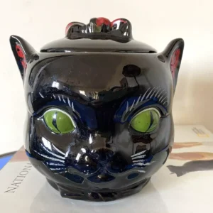 1950s Shafford Black Cat Cookie Jar