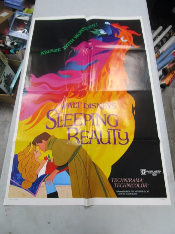 1970 Walt Disney Sleeping Beauty Poster