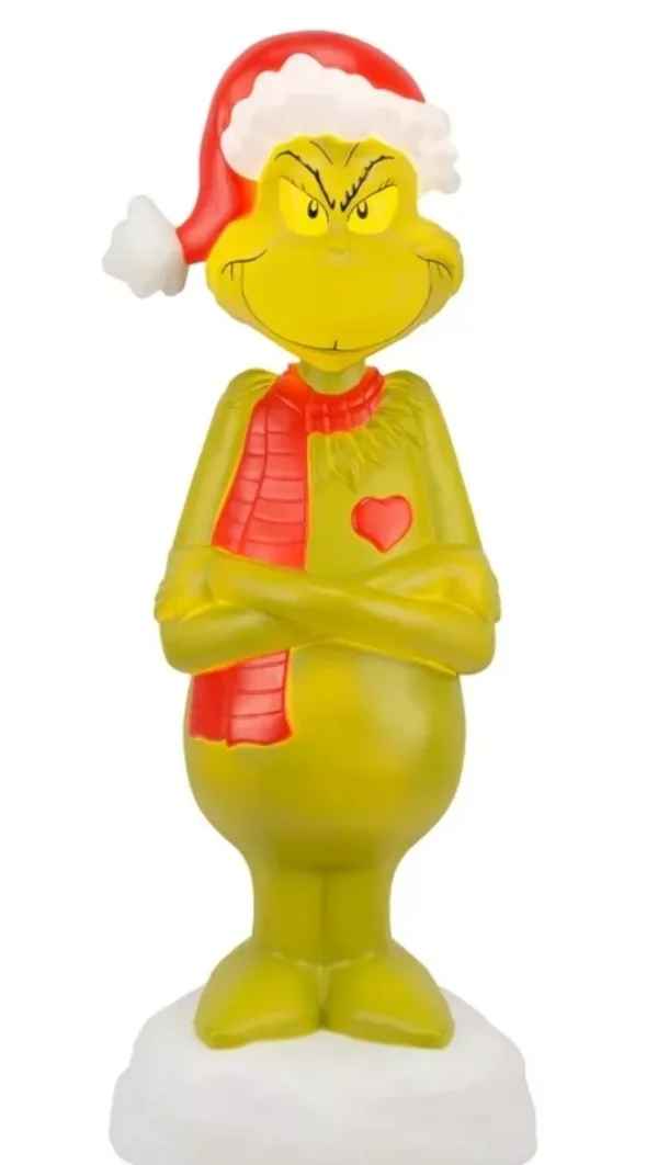 36 Inch Lighted Grinch Blow Mold