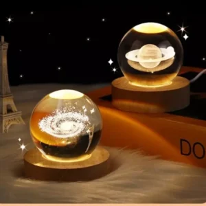 3D Laser Engraved Solar System Globe