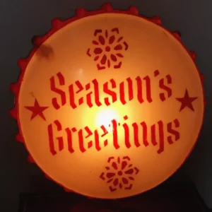 Cleveland Bottle Cap Advertising Sign