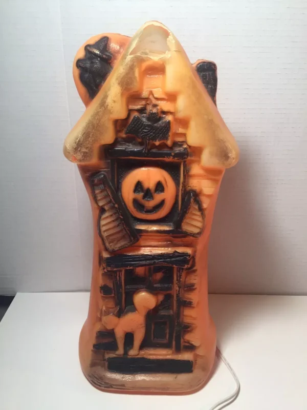 Damaged Vintage Halloween Haunted House Decor