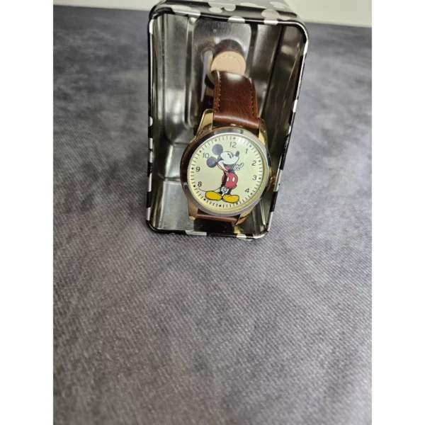 Disney Mickey Mouse Brown Strap Watch