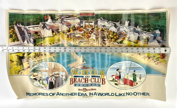 Disney Vintage Yacht & Beach Club Poster