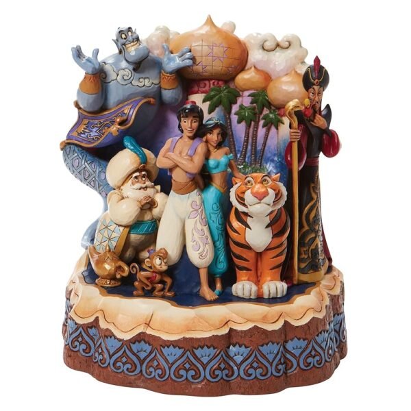 Jim Shore Aladdin Characters Figurine, 7.67 Inch