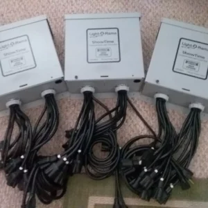 Lot of 3 Light O Rama Controllers