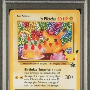 PSA 10 Pokémon Celebrations Birthday Pikachu
