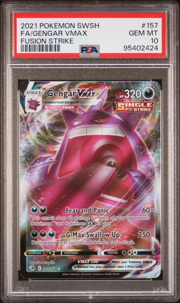 PSA 10 Pokémon Gengar VMAX Full Art