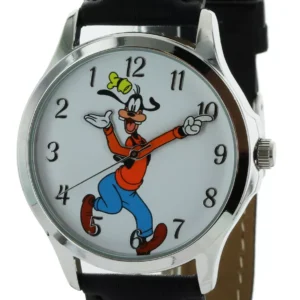 Rare Disney Goofy Backward Ticking Watch