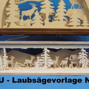 REGU Scroll Saw Template: Forest Animals