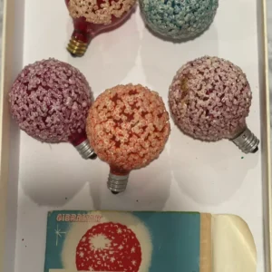 Vintage Gibraltar Lighted Ice Sugar Bulbs