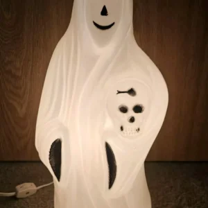 Vintage Halloween Ghost Skull Blow Mold