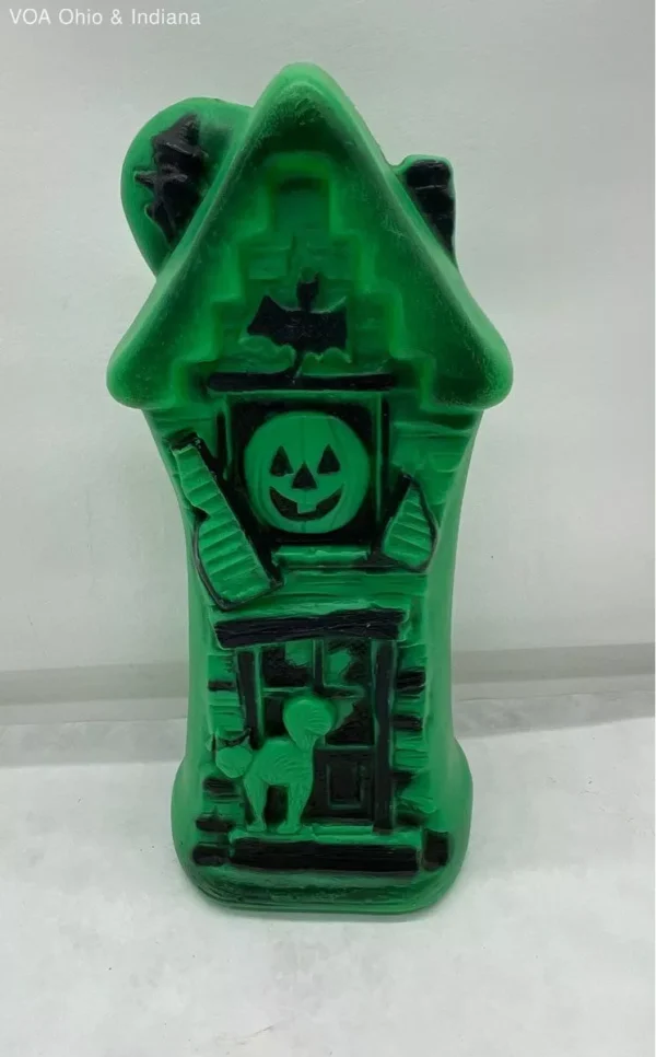 Vintage Haunted House Blow Mold Display