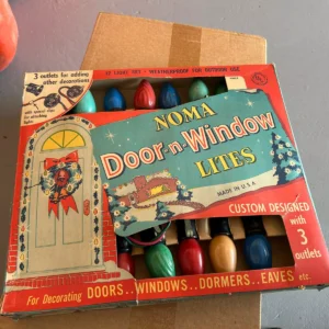 Vintage Noma Christmas Door Window Lites
