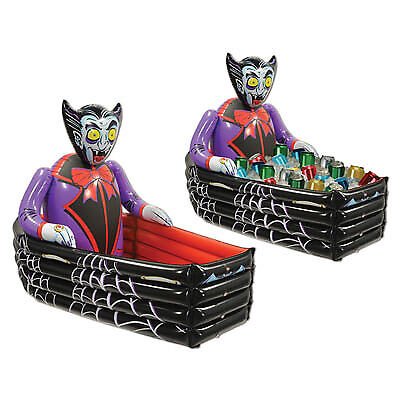 Halloween Inflatable Dracula Coffin Cooler