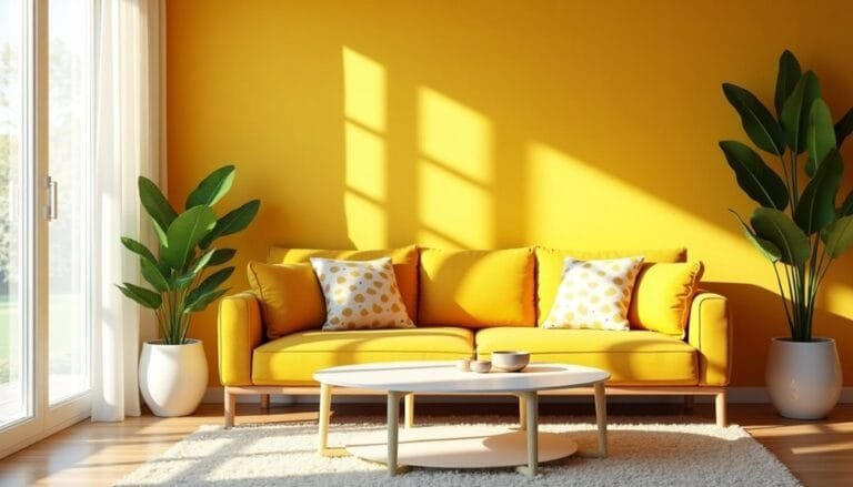 bright and cheerful decor