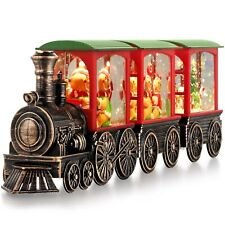Christmas Snow Globe Train Snow Globe Lighted Christmas Decorations Indoor wi...