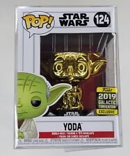 Funko Pop! Star Wars Yoda 2019 Galactic Convention #124 New w/ Pop Protector
