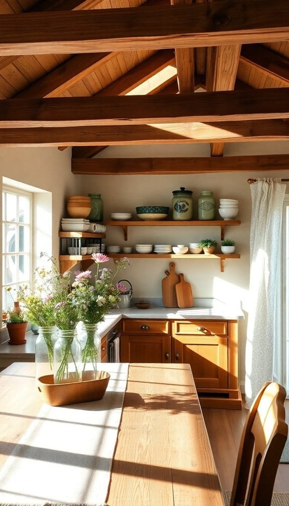 add wooden design elements