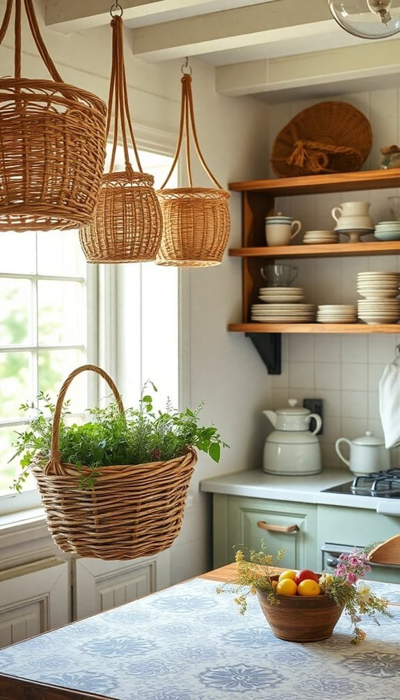 beautifully crafted hanging baskets