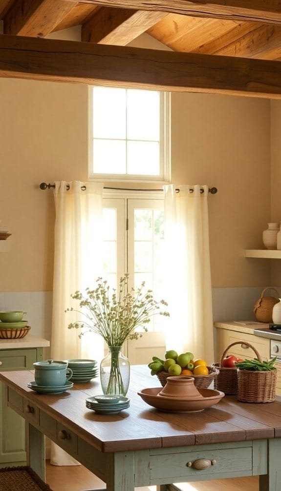 gentle natural color palette