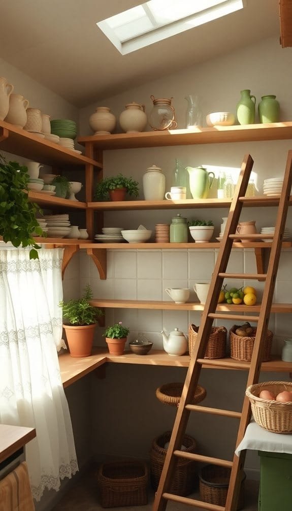 install open shelving units