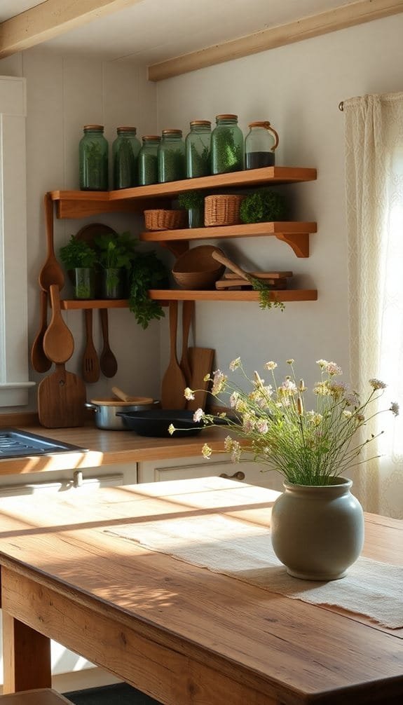 rustic utensil decoration ideas