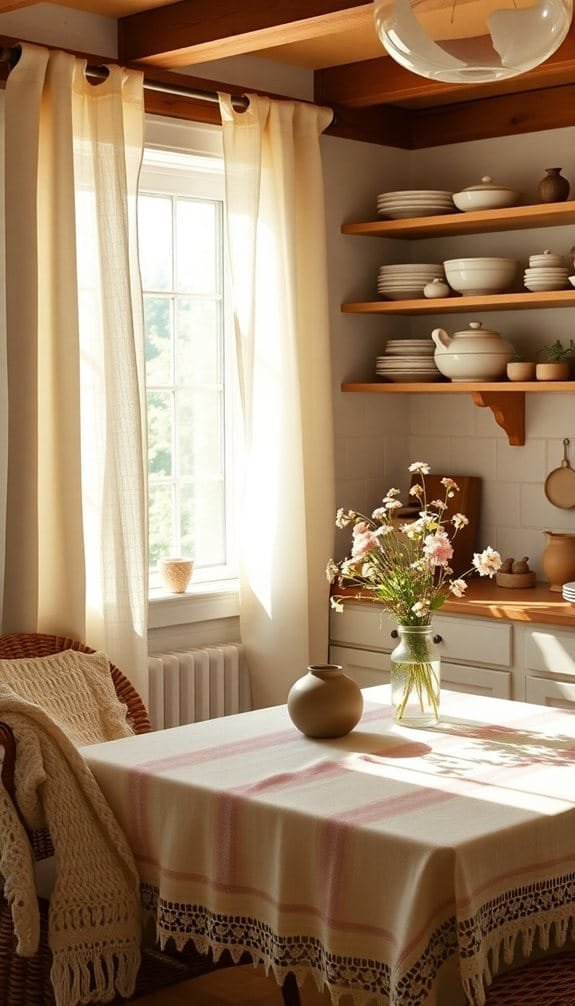 warm and inviting fabrics