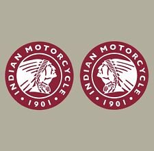 2X INDIAN MOTORCYCLES 1901 DECAL STICKER 3M USA MADE TRUCK VEHICLE WINDOW WALL