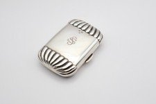 Antique Silver Cigarette Case Hallmarked Birmingham 1898