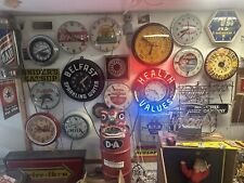 Antique Vintage Clocks Signs Display Items All Authentic Read Description