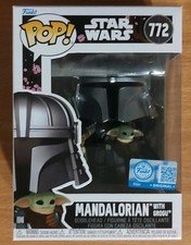 Funko Pop! Vinyl: Star Wars - Mandalorian with Grogu - Target (Exclusive) #772