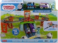 Thomas & Friends Diecast Toy Train Set Race for the Sodor Cup Track Playset