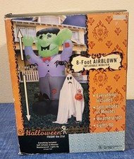 VTG • Retired • Halloween • 8' Airblown Inflatible • Frankenstein • Works Exc!