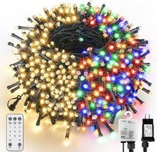 500 LED Dual Color Changing Christmas Tree 500LED, Warm White To Multicolor
